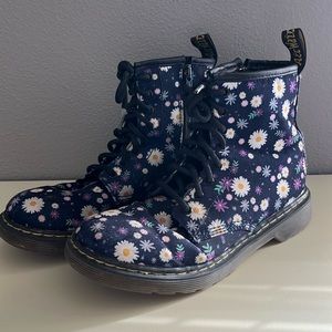 Dr. Martens Delaney floral Boots Youth Size 4